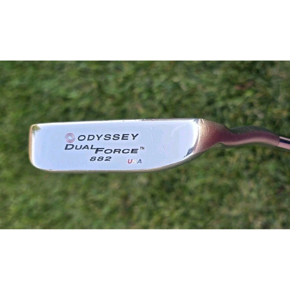 Odyssey Dual Force 882 Putter Napa Style RH 35” Steel Shaft New Odyssey Grip H/C